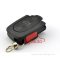 3button with panic key case flip key shell Key shell for Audi
